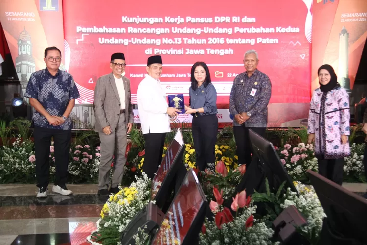 Kinerja Pelayanan Kekayaan Intelektual Impresif, Kemenkumham Jateng Sampaikan Laporan Kepada DPR RI