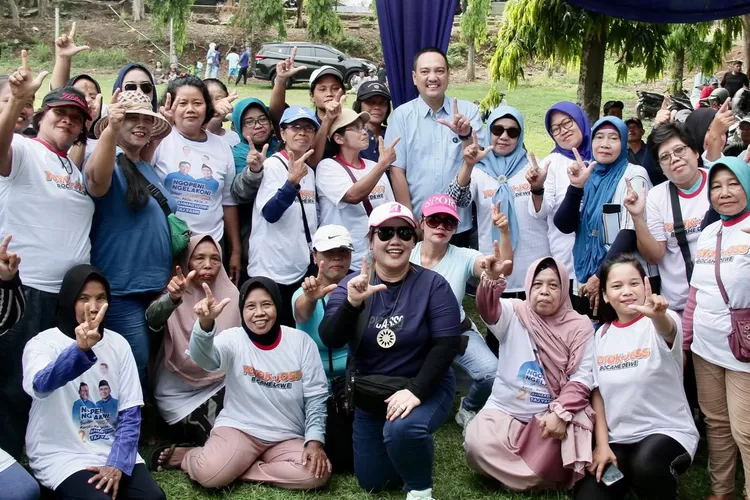 Ratusan Caddy Golf Dukung Yoyok-Joss di Pilwakot Semarang 2024