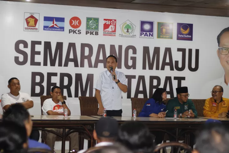 Konsolidasi Tim Pemenangan Calon Wali Kota dan Wakil Wali Kota Semarang Yoyok Sukawi-Joko Santoso