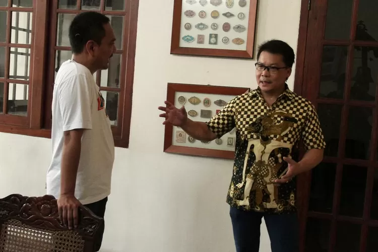 Yoyok Sukawi dan Joko Santoso siap mengembangkan Kota Lama Semarang dengan melibatkan pemilik gedung, pakar, dan pemerhati sejarah.