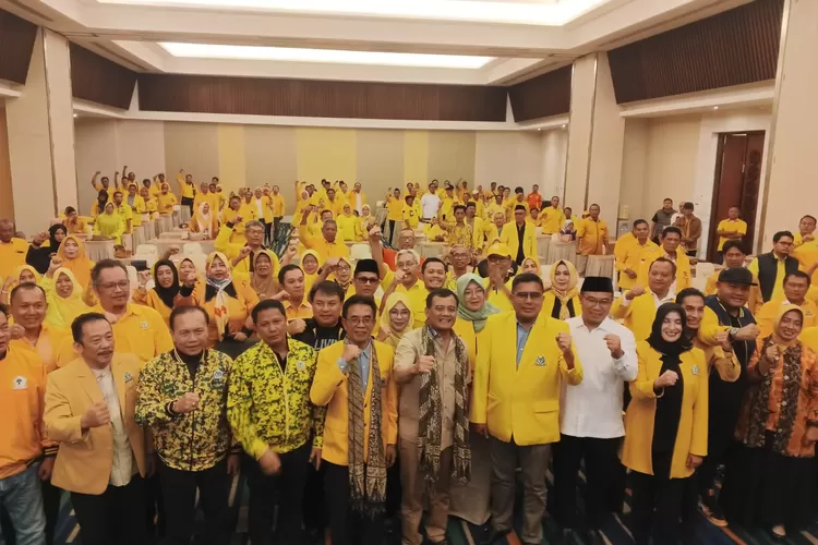 HADIR : Gubernur Jateng terpilih, Ahmad Luthfi&nbsp;saat menghadiri Rapat Konsolidasi Organisasi DPD Partai Golkar Jateng di Hotel Santika, Minggu&nbsp;29 Desember 2024 malam. (KONTENJATENG.COM/Arif Prayoga)