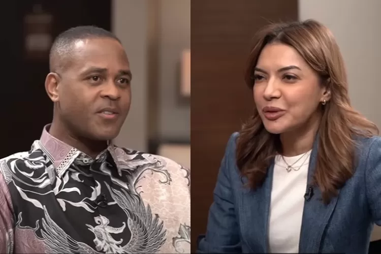 Potret pelatih baru Timnas Indonesia, Patrick Kluivert dengan pewara kenamaan Tanah Air, Najwa Shihab. (YouTube.com / Najwa Shihab)