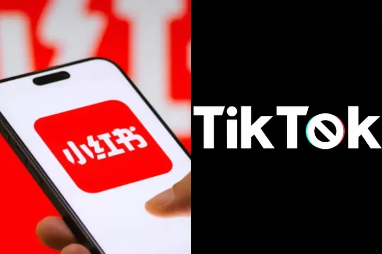 Ilustrasi aplikasi RedNote dan TikTok yang digandrungi pengguna medsos di Amerika Serikat (AS). (Instagram.com/@rednote_us - Unsplash.com/@visuals)