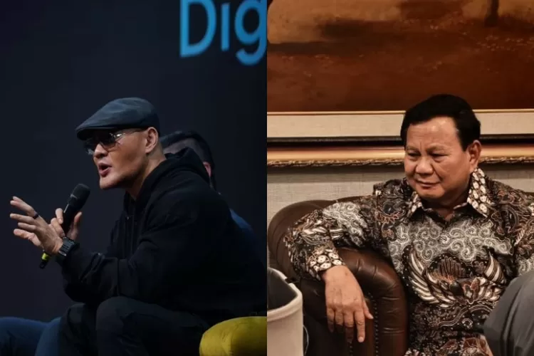 Potret artis Indonesia Deddy Corbuzier (kiri) dan Presiden RI, Prabowo Subianto (kanan). (Instagram.com / @mastercorbuzier - @prabowo)