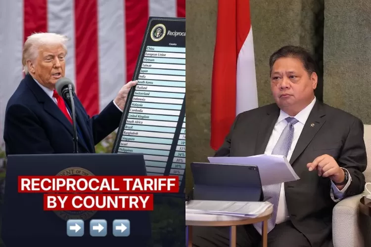 Presiden Amerika Serikat, Donald Trump (kiri) dan Menko Perekonomian RI, Airlangga Hartarto (kanan). (Instagram.com / @potus - @airlanggahartarto.official)