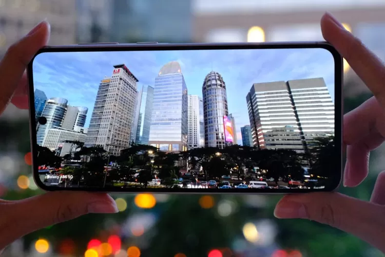 Samsung menghadirkan Galaxy A56 5G, dengan fitur kamera canggih termasuk Nightography dan Awesome Intelligence. /Otongfajari/kontenjateng)