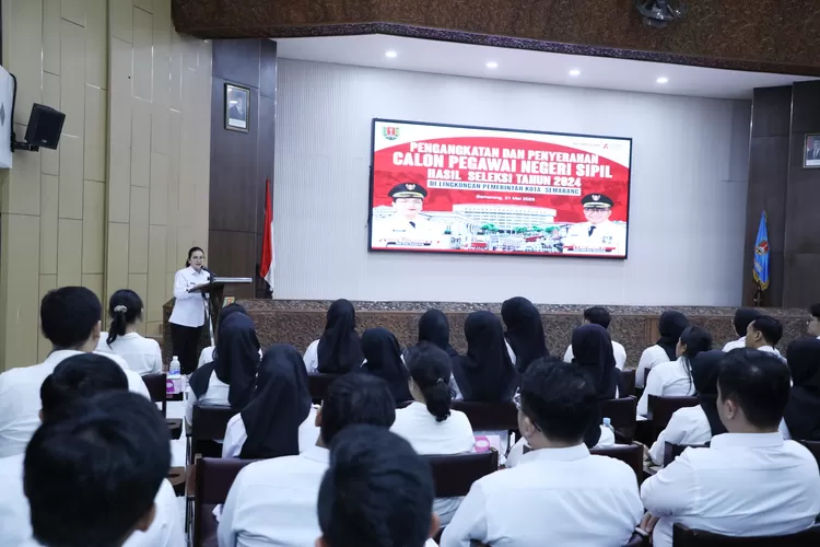 Agustina, Wali kota Semarang Minta CPNS Berani Kreatif dan Berdiskusi dengan Senior