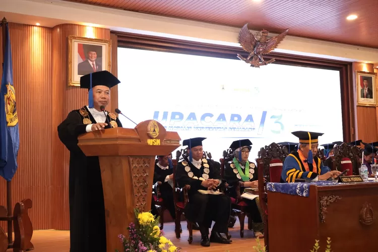 Dies Natalis ke-38, Universitas Semarang (USM) Menggelar Upacara Senat Terbuka