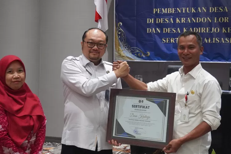 Desa Krandon Lor dan Kadirejo Resmi Jadi Desa Binaan Imigrasi Semarang