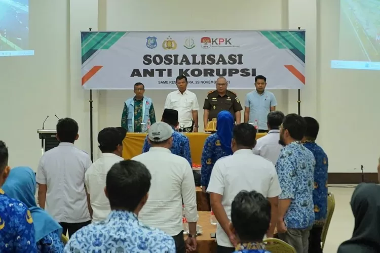 Puluhan peserta mengikuti sosialisasi anti korupsi yang digelar Inspektorat Bulukumba.