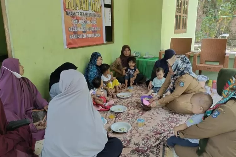 Dinas Kesehatan Bulukumba melakukan sosialisasi penanganan stunting.