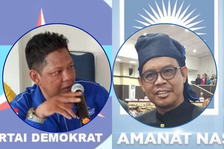 KOLASE. Sekretaris Demokrat Bulukumba Basri ST dan Ketua PAN Bulukumba Andi Edy Manaf