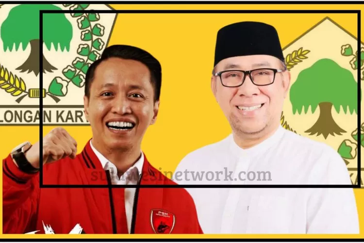 KOLASE Foto dua kader Golkar Jamaluddin M Syamsir dan Nirwan Arifuddin.
