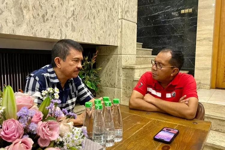 Ketua PDIP Sulsel Andi Ridwan Wittiri bersama dengan Walikota Danny Pomanto