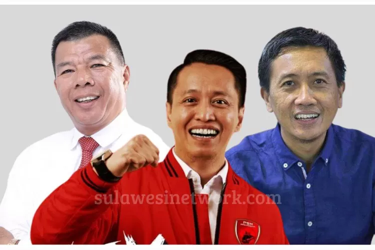 Bacalon Bupati Bulukumba Andi Muchtar Ali Yusuf, Jamaluddin M Syamsir dan Arum Spink