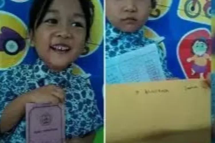  viral di media sosial, seorang anak PAUD dengan jumlah tabungan mencapai puluhan juta rupiah.  (Istimewa)