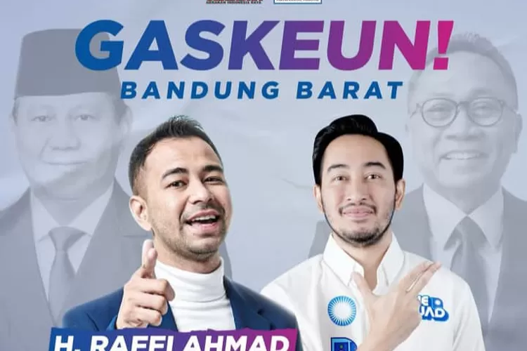 Diusung Gerindra dan PAN, Raffi Ahmad bakal jajal Pilkada Bandung Barat 2024.  (Instagram@raffinagita1717)