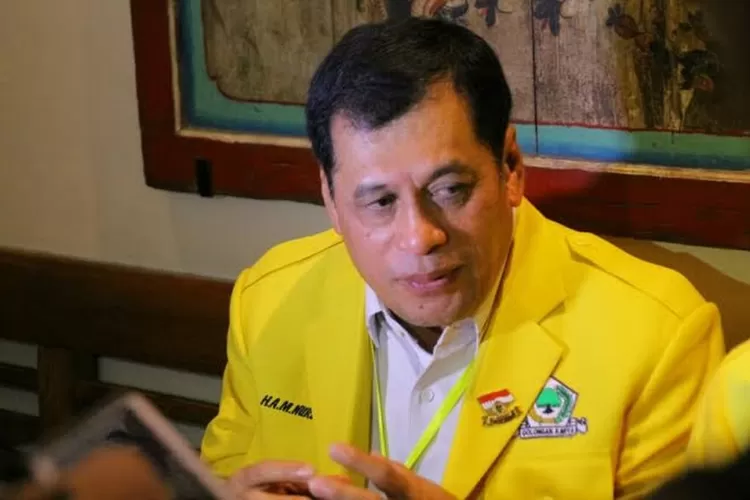 Wakil Ketua Umum DPP Golkar, AM Nurdin Halid, menyatakan bahwa ada peluang Golkar mengusung kader lain Pilgub Sulsel 2024.  (1ST)