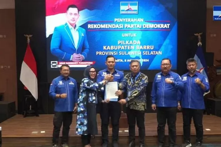 Berikut daftar lengkap 6 cakada di Pilkada Sulsel 2024 yang telah menerima rekomendasi. (1ST)