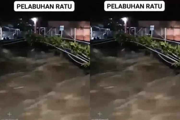 Potret video amatir bencana banjir di Sukabumi, Jawa Barat. (X.com/@BrigitNamida)