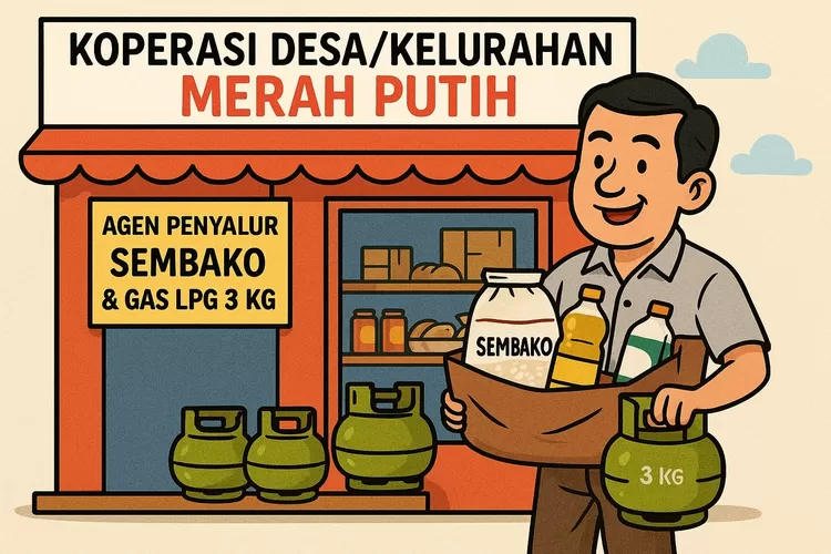 (Ilustrasi) Koperasi Merah Putih (1st)