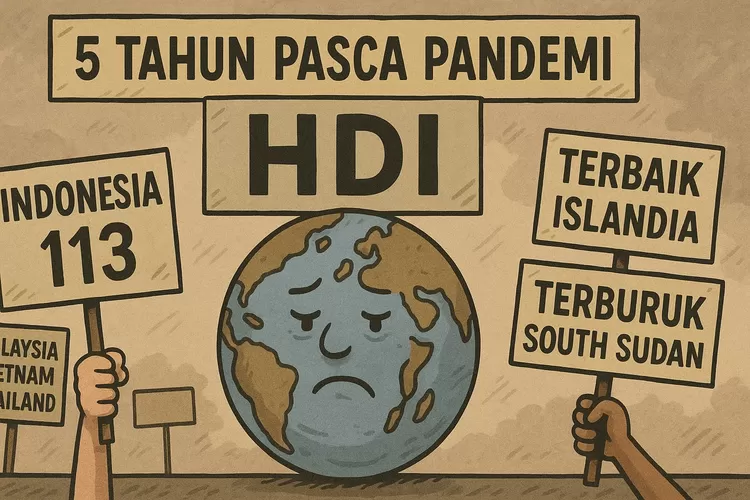 (Ilustrasi) Laporan terbaru Human Development Index (HDI) 2023 terkait negara dengan kualitas hidup terbaik dan terburuk pasca pandemi. (1st)