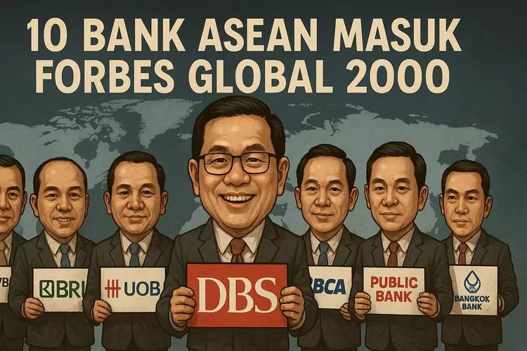 (Ilustrasi) Daftar Lengkap 10 Perusahaan ASEAN dalam Forbes Global 2000. (1st)