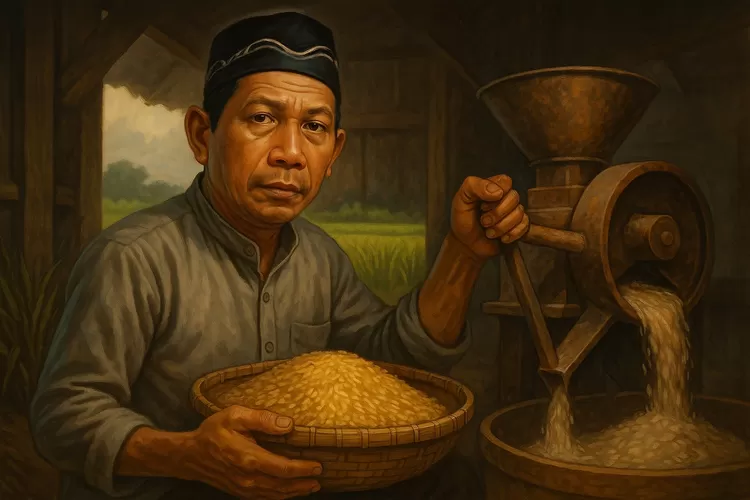 (Ilustrasi) Penggiling Padi. (1st)