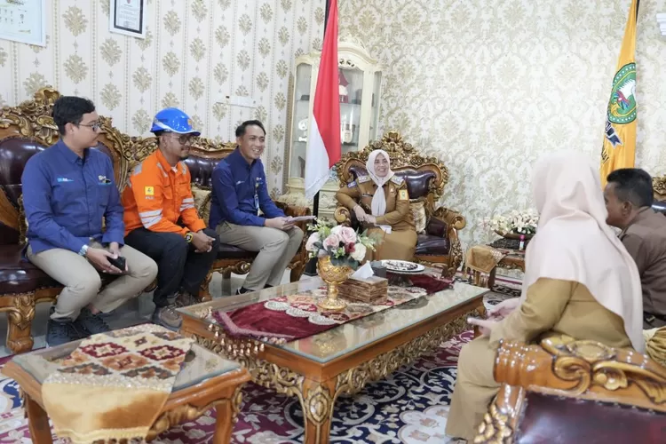 Bupati Sinjai Hj Ratnawati Arif terima kunjungan pihak PLN. (Humas Pemkab Sinjai)