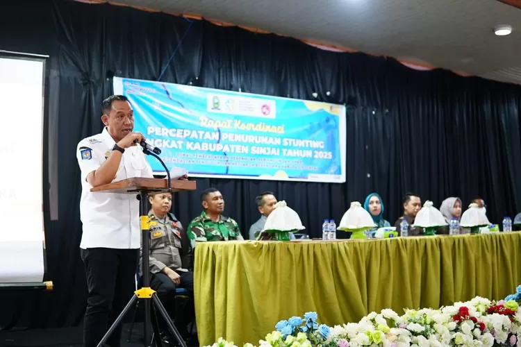 Wakil Bupati Sinjai Andi Mahyanto Mazda pimpin rakor TPPS. (Humas Pemkab Sinjai)