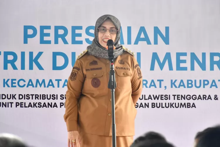 Bupati Sinjai Hj Ratnawati Arif. (Humas Pemkab Sinjai)
