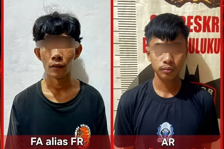 Kolase foto dua remaja Bulukumba jadi pelaku pencurian rumah kosong