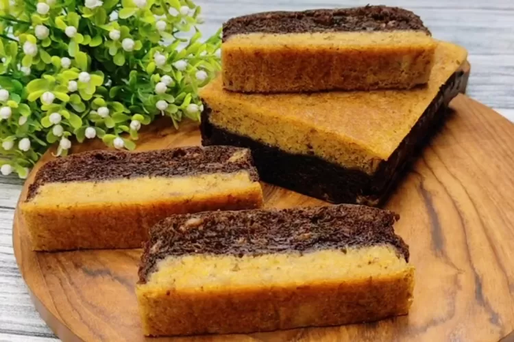 Resep Bolu Pisang Cokelat Panggang 1 Telur Super Lembut, Empuk Nikmat ...