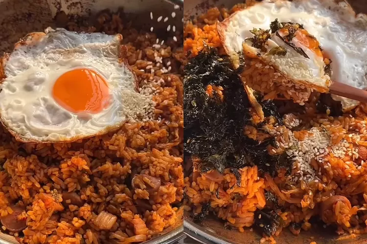 Resep Nasi Goreng Kimchi ala Rose BLACKPINK (Julia Fairuz Putri)