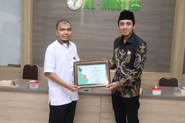 Yayasan Al Muslim serahkan bantuan Palestina ke Baznas