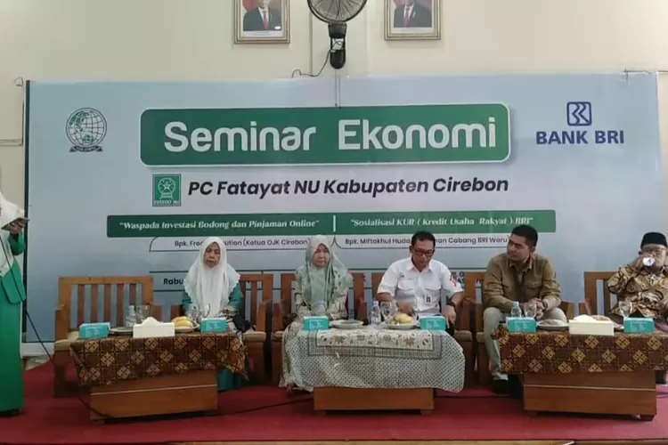Fatayat NU Cirebon Gelar Seminar Ekonomi.