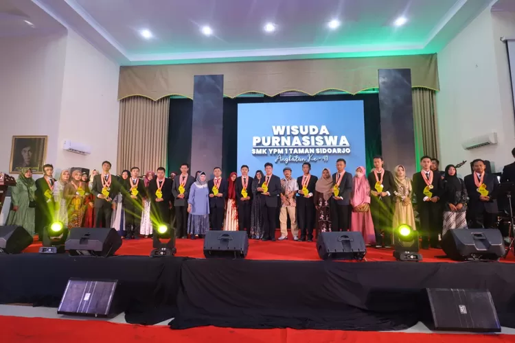Wisuda SMK YPM 1 Taman Sidoarjo, Sabtu 11 Mei 2024