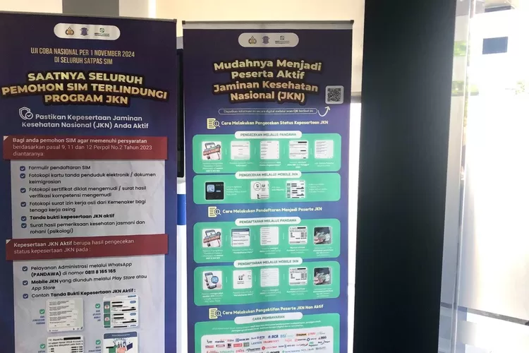 BPJS menjadi syarat untuk permohonan SIM. 