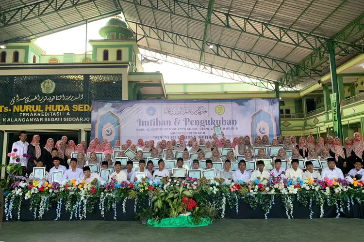 Madrasah Aliyah Nurul Huda menggelar Kegiatan Imtihan dan Pengukuhan Guru Alquran Metode UMMI VIII, Tasmi' Ziyadah III, dan Qiroatul Qutub II 