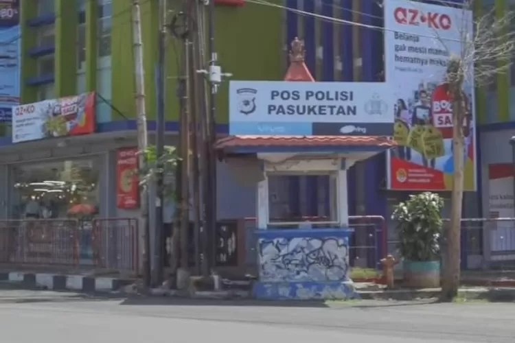 Pos polisi di Jalan Pasuketan, Kota Cirebon