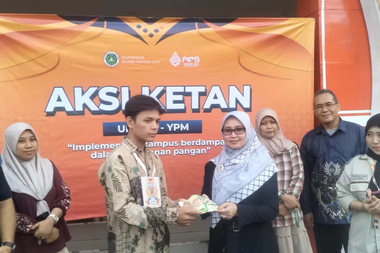 Universitas Maarif Hasyim Latif (UMAHA) menggelar kegiatan Aksi Ketan (Ketahanan Pangan) dengan mengusung tema Implementasi Kampus Berdampak dalam Ketahanan Pangan. 