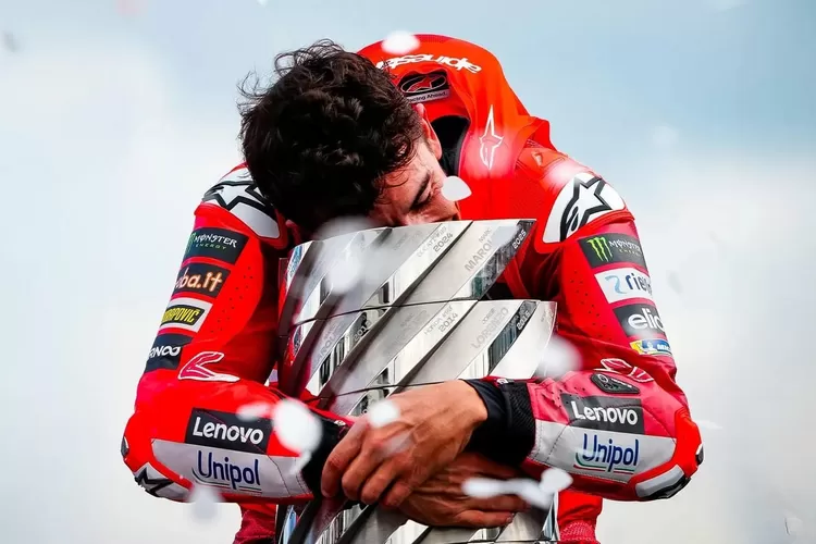 Pebalap Ducati Lenovo Racing Marc Marquez