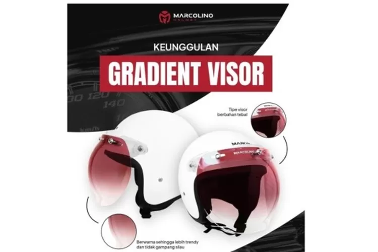 Rekomendasi Helm Wanita, salah satunya Marcolino Helmet. (Instagram/@marcolinohelmet)