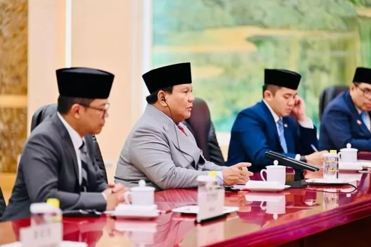 Usai agenda di Beijing, Presiden Prabowo langsung kembali ke Indonesia pada malam harinya. (Seskab)
