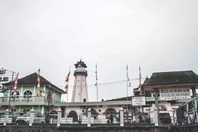 Masjid Ki Merogan, Palembang, Sumatera Selatan.  (kearifanlokalplembang.id)