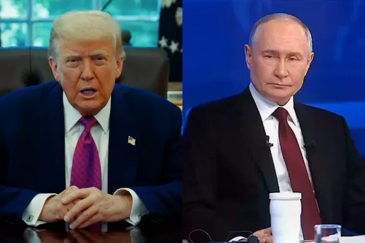 Presiden AS, Donald Trump (kiri) dan Presiden Rusia, Vladimir Putin (kanan) (Instagram.com / @whitehouse - @vputin.team)