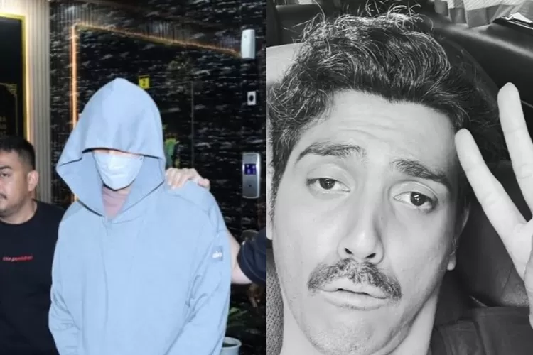 Aktor Indonesia, Fachri Albar saat diringkus Polres Metro Jakarta Barat terkait kasus dugaan penyalahgunaan narkoba. (Dok. Polres Metro Jakarta Barat - Instagram.com/@aialbar)