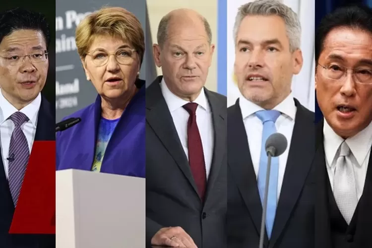 Ilustrasi pemimpin negara tahun 2024. (X)