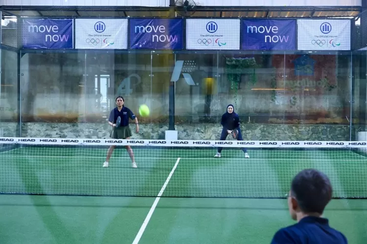 Olahraga padel yang sedang tren di Indonesia. (Allianz Indonesia)