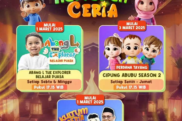 Mentari TV hadirkan program spesial &ldquo;Ramadan Ceria&rdquo; (Mentari TV/Indonesiadaily.co.id)